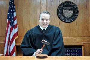 Jon Johnson Photo/Gila Valley Central: Judge Michael D. Peterson retains his post.