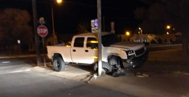 Man charged with DUI after crashing truck into light pole ...