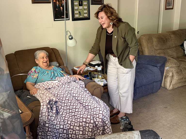 Mendoza tours Gila Valley nonprofits, small businesses